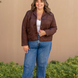 Beau Vegan Suede Jacket