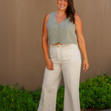 Archer Linen Blend Top