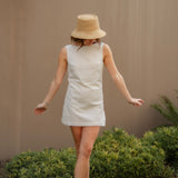 Porto Eyelet Mini Dress