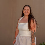 Layla White Halter Tank