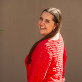 Lily Scalloped Open Knit Sweater