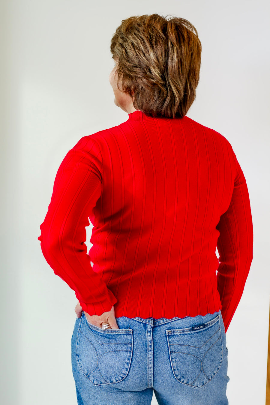 Norma Long Sleeve in Red