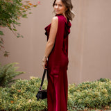 Cabaret Cowl Maxi Dress