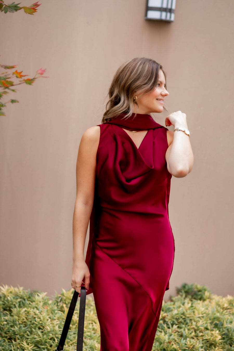Cabaret Cowl Maxi Dress