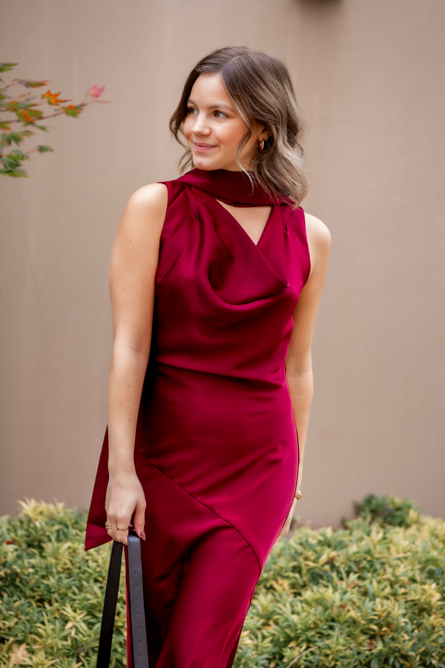 Cabaret Cowl Maxi Dress