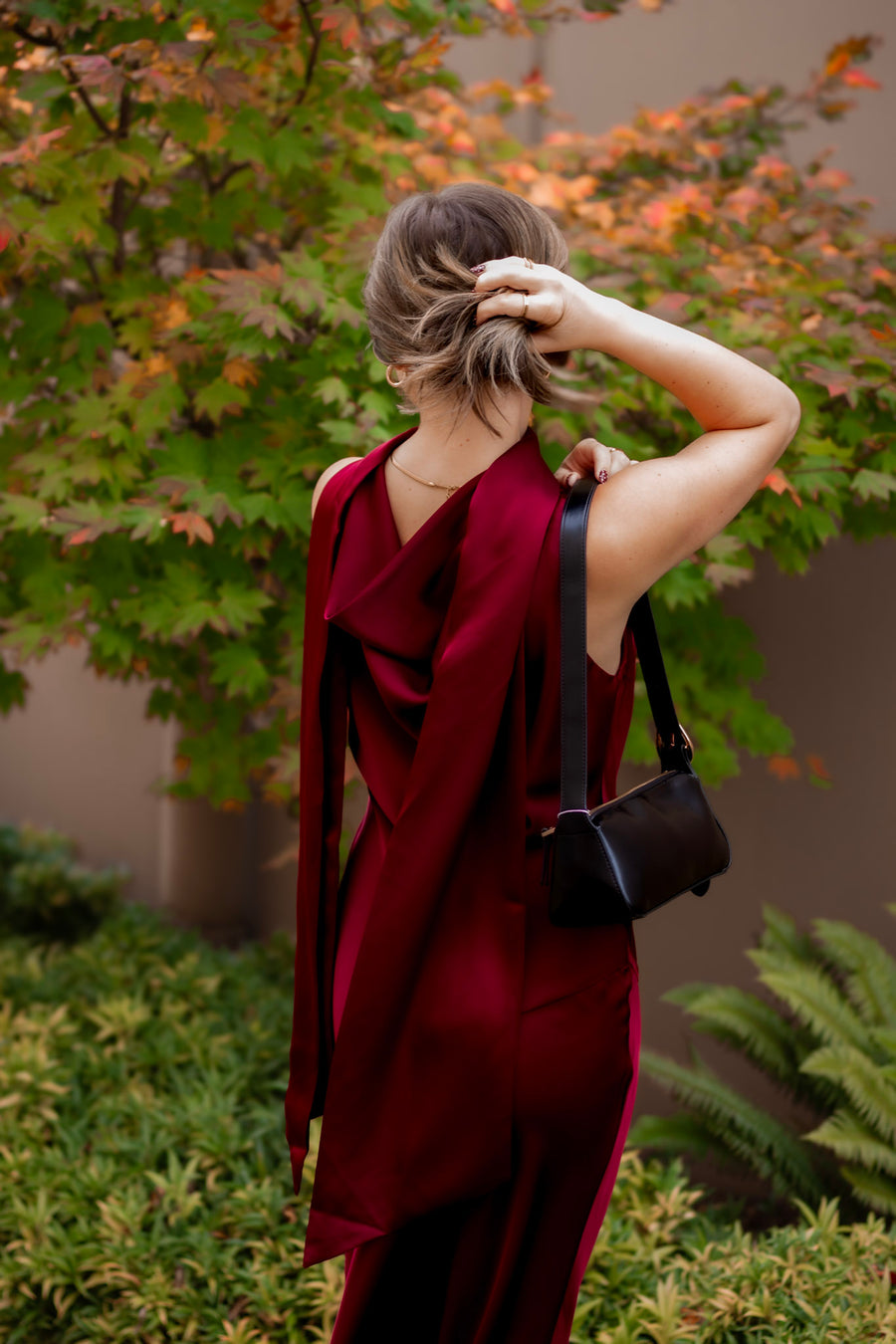 Cabaret Cowl Maxi Dress