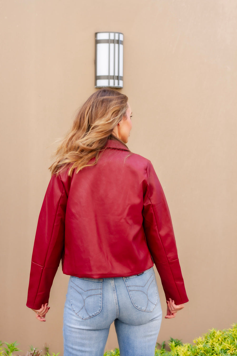 Ivy Vegan Leather Jacket