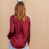 Gianna LS Satin Blouse