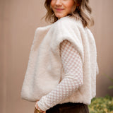 Elsa Faux Shearling Vest
