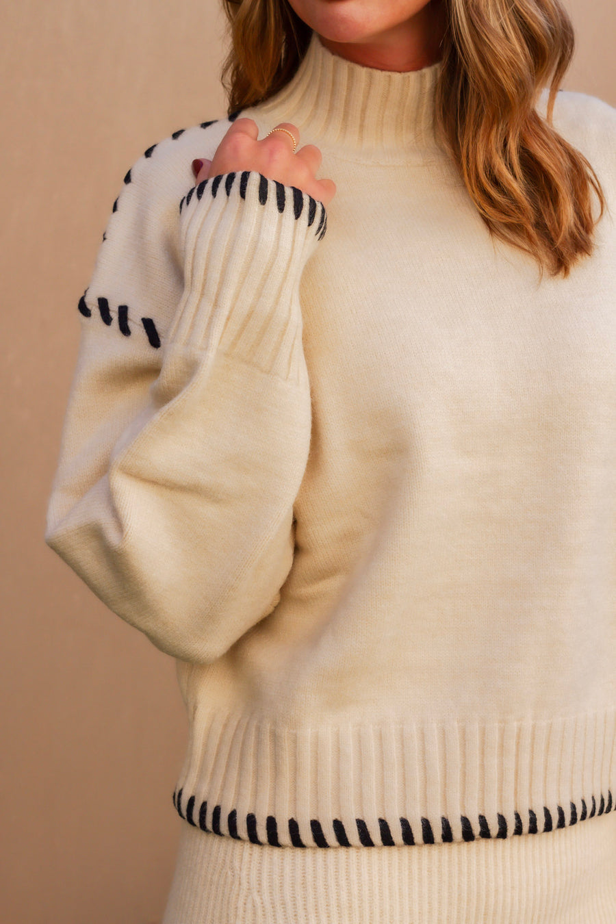 Merril Whip Stitch Sweater