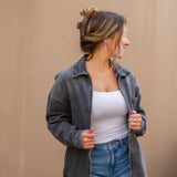 Kendra Denim Zip Jacket