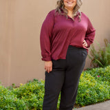 Gianna LS Satin Blouse