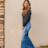 Rollas Studio Flare in Real Worn