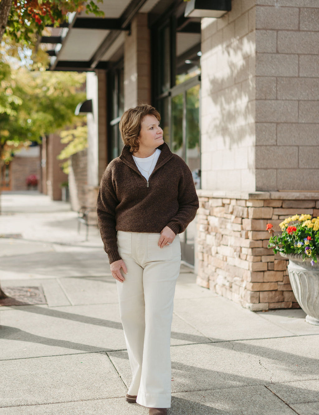 Quincy Zip Up Sweater