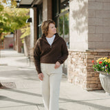 Quincy Zip Up Sweater