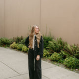 Rollas Frankie Loose Jean Long - Mercer Black