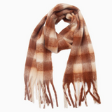 Blanket Scarf - Gingham Rust