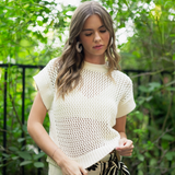 Cam Crochet Knitted Top