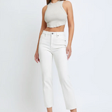 Hidden Tracey High Rise Cropped Straight
