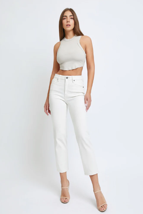 Hidden Tracey High Rise Cropped Straight