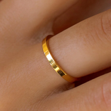 Staple Ring - Gold