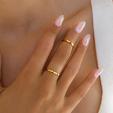 Staple Ring - Gold