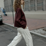Asher Sweater - Brown & Olive