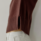 Asher Sweater - Brown & Olive
