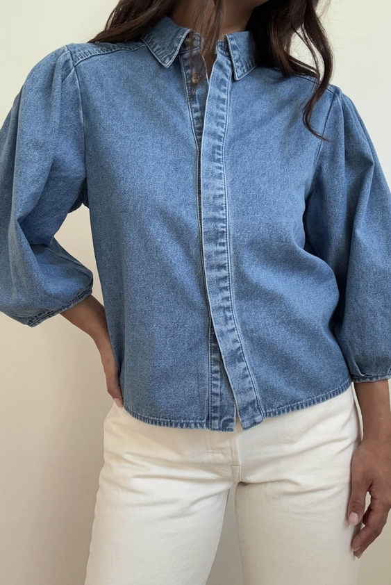 Maddox Denim Top