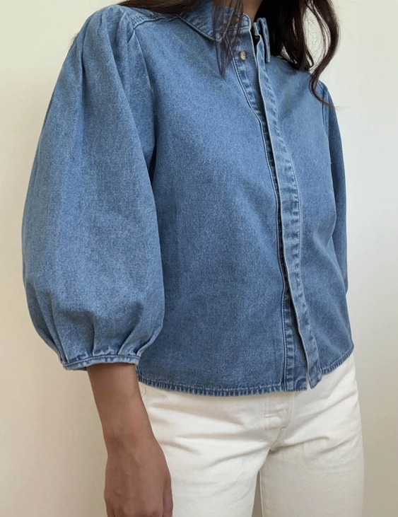 Maddox Denim Top