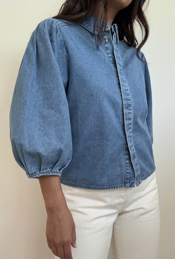 Maddox Denim Top