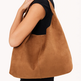 Remi Shoulder Bag - Hazel Suede