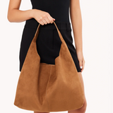 Remi Shoulder Bag - Hazel Suede