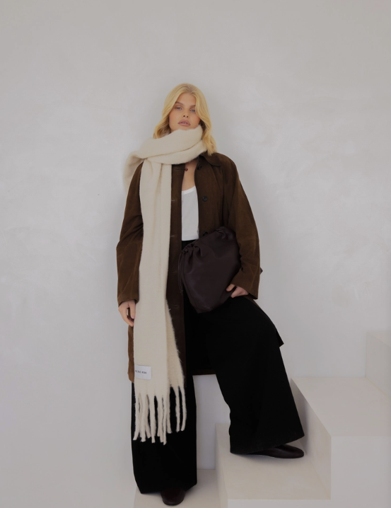 The Reykjavik Scarf - Pebble Beige