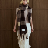 The Reykjavik Scarf - Brown Check