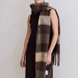 The Reykjavik Scarf - Brown Check