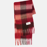 The Reykjavik Scarf - Burgundy Check
