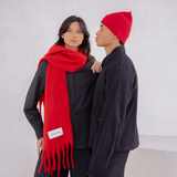 The Stockholm Scarf - Crimson Red