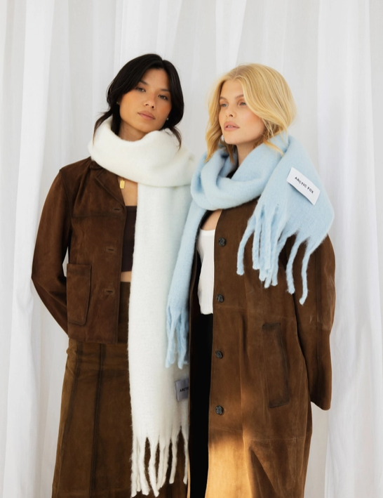 The Stockholm Scarf - Polar White