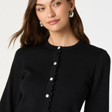 ASTR Scalloped Cardi