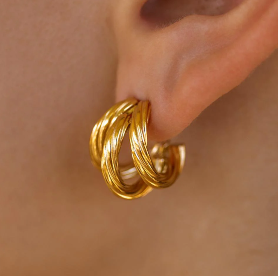 ALCO Noa Earrings Gold