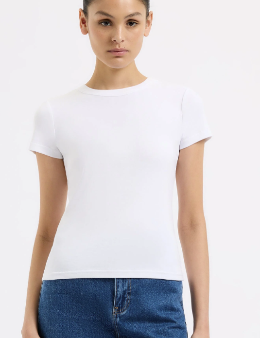 Nude Lucy Organic Baby Tee in White