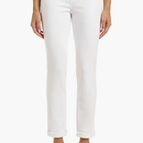 MAVI Kathleen Mid-Rise Slim Boyfriend Jean in White