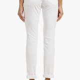 MAVI Kathleen Mid-Rise Slim Boyfriend Jean in White