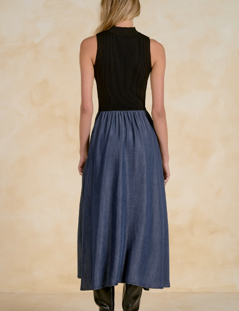 East Side Mock Neck Tank Dress