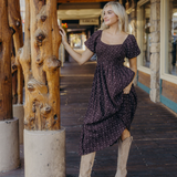 Miley Maxi Dress in Woodland Floral