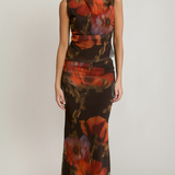 Oasis Mesh Floral Skirt