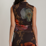 Oasis Mesh Floral Top