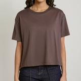 Short Sleeve Essential Tee in Brown