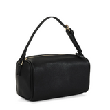 Donna Handle Bag in Black Pebble